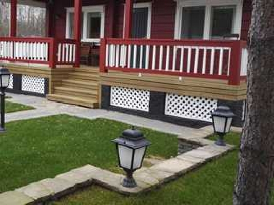 ЛК «Лонопарк». Облицовка. -  Искусственный камень Облицовка Искусственный камень