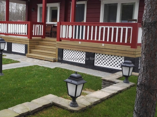 ЛК «Лонопарк». Облицовка. -  Искусственный камень Облицовка Искусственный камень