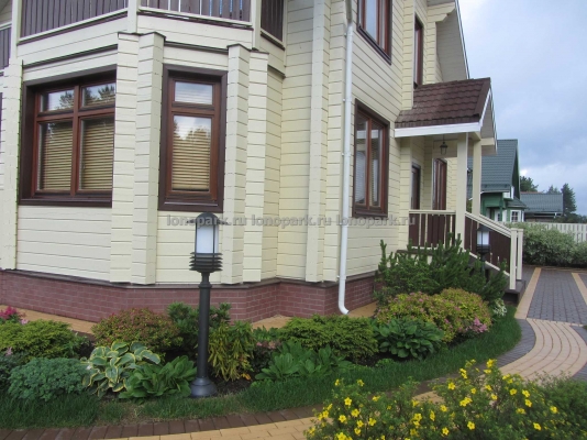 ЛК «Лонопарк». Облицовка. -  Клинкерные термопанели Облицовка Клинкерные термопанели