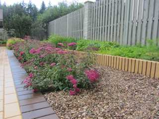 ЛК «Лонопарк». Другие покрытия -  Набивное покрытие из гальки  Набивное покрытие из гальки