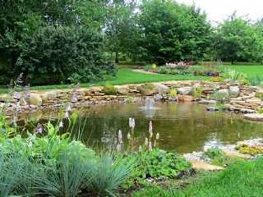 ЛК «Лонопарк». Водоемы  -  Декорирование булыжником и песчаником  Декорирование булыжником и песчаником